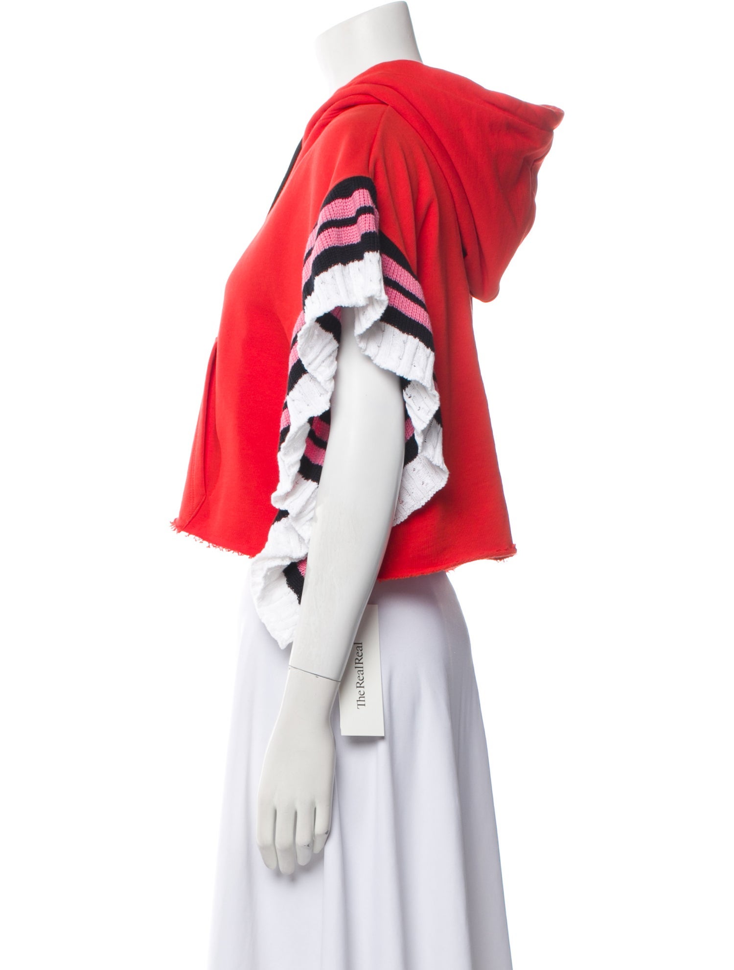 MSGM V-Neck Short Sleeve Sweatshirt