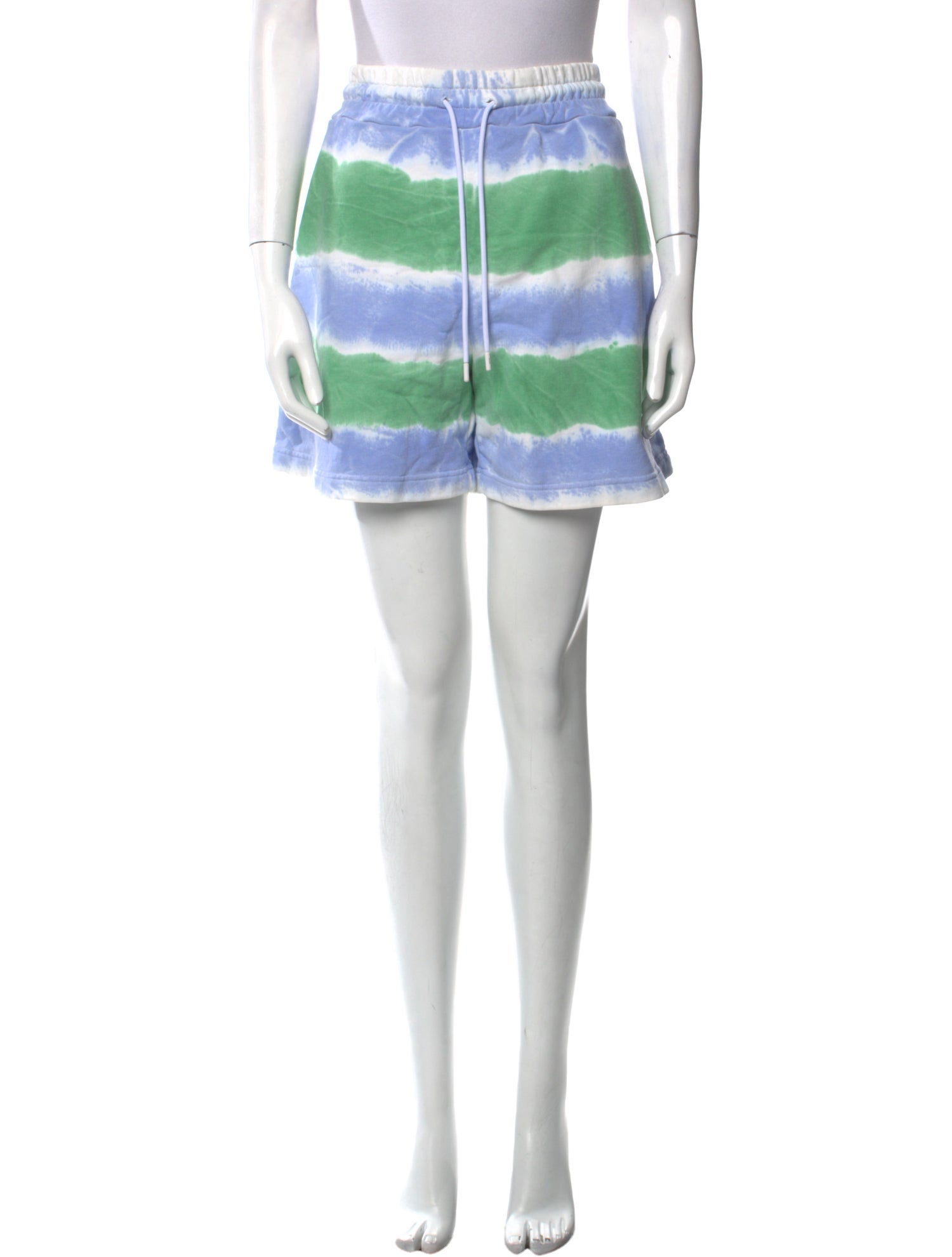 MSGM Striped Knee-Length Shorts
