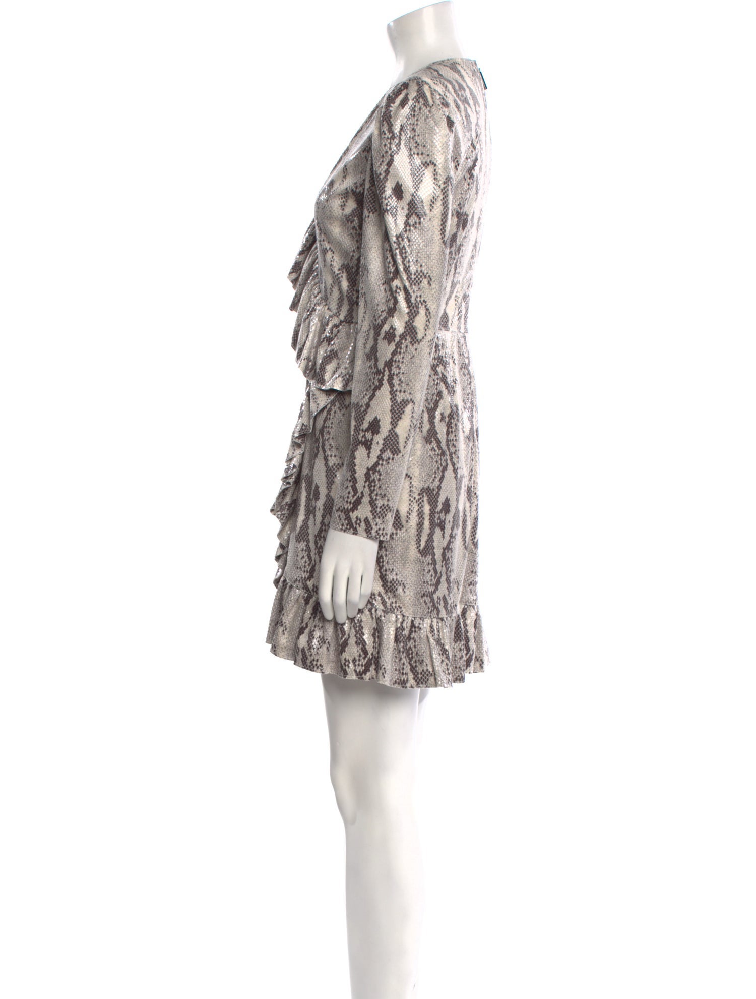 MSGM Animal Print Mini Dress