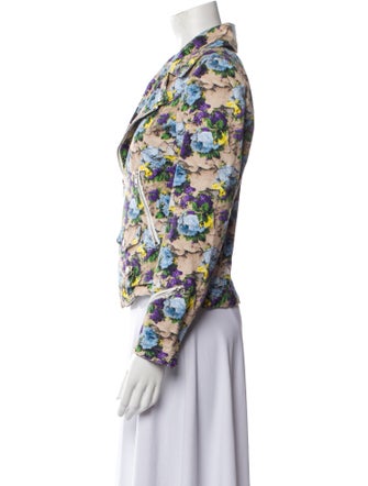 MSGM Floral Print Utility Jacket