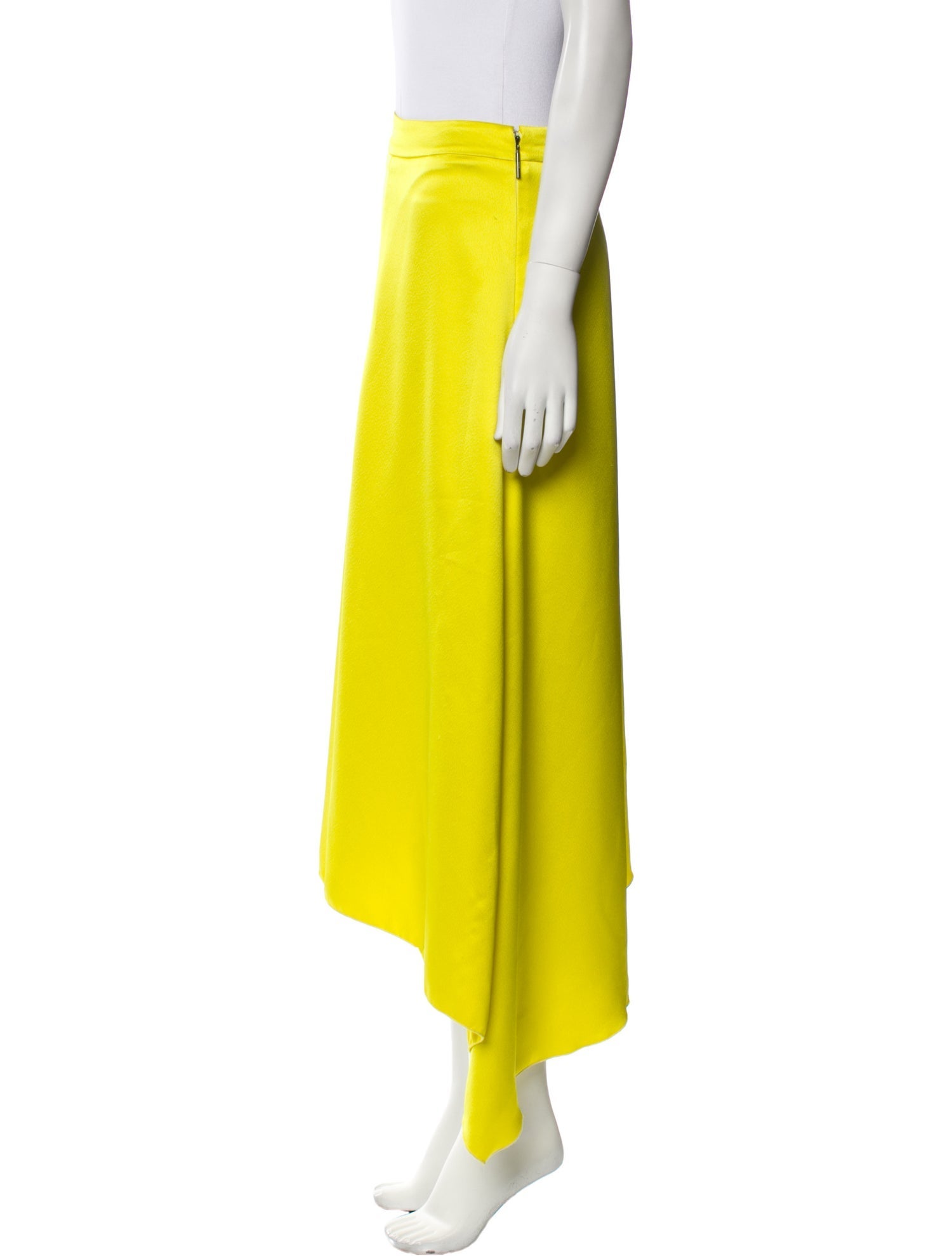 MSGM Raw-Edge Trim Midi Length Skirt