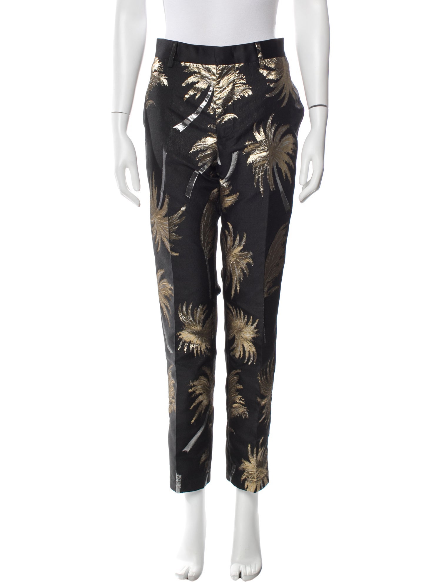 MSGM Printed Straight Leg Pants