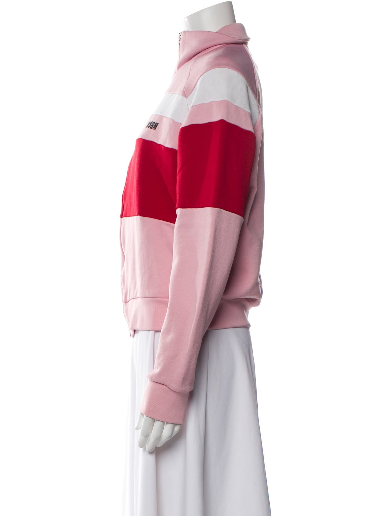 MSGM Nylon Striped Jacket