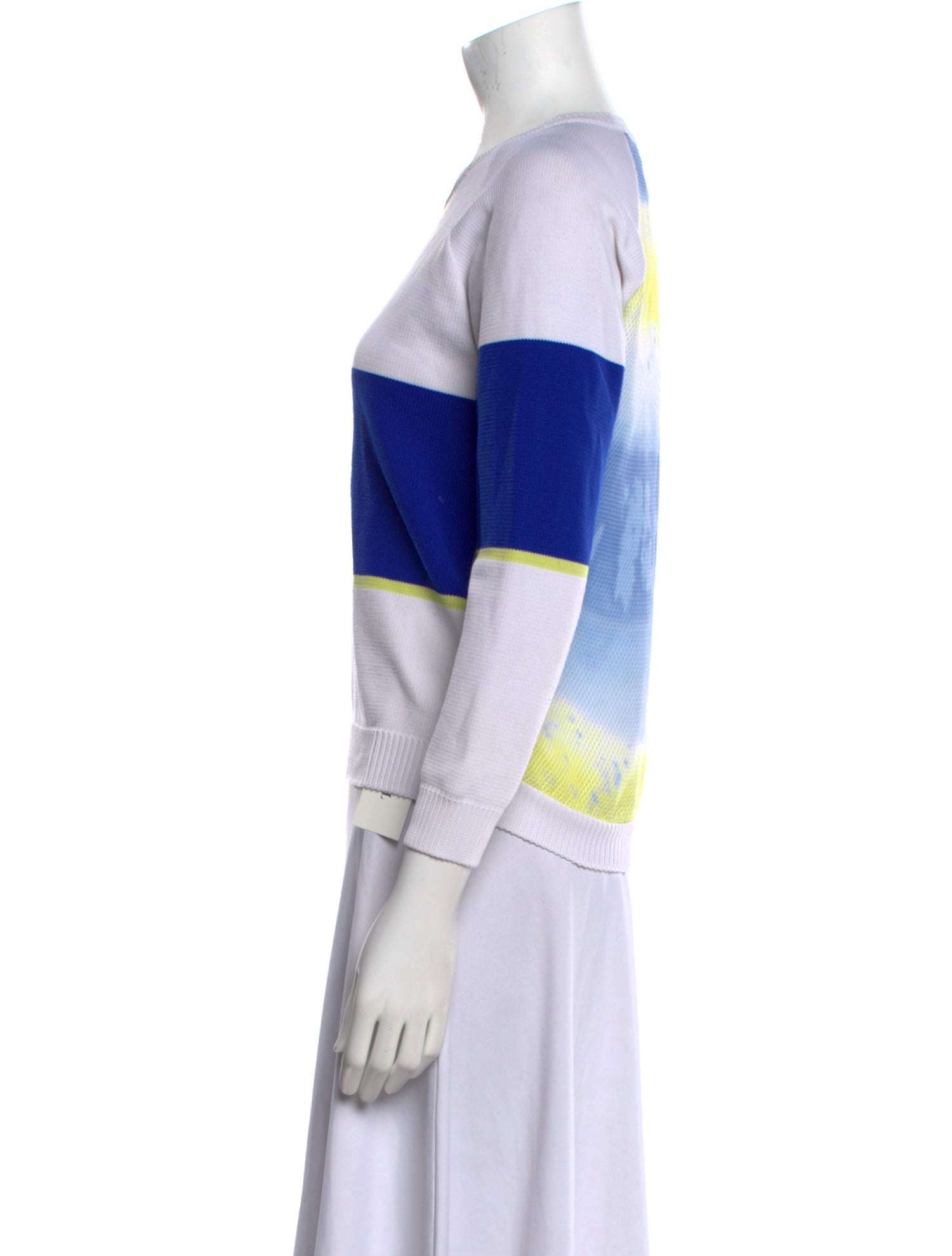 MSGM Nylon Striped Sweater