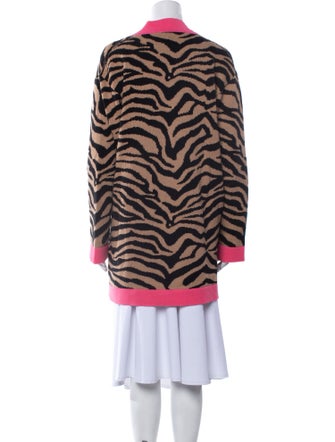 MSGM Striped V-Neck Sweater