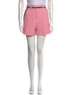 MSGM Houndstooth Print Mini Shorts