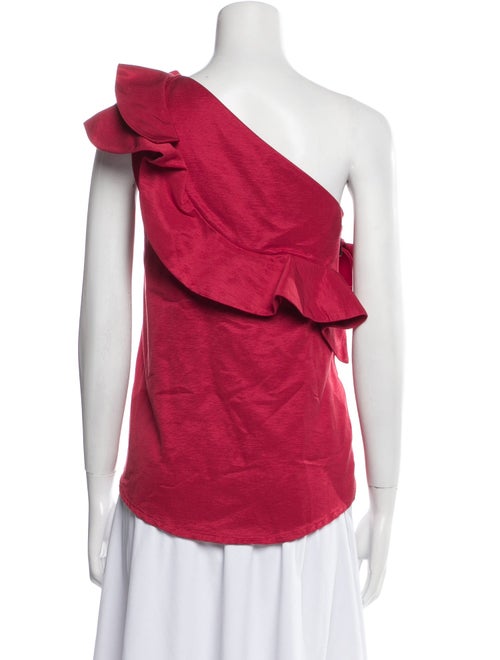 MSGM One-Shoulder Sleeveless Top