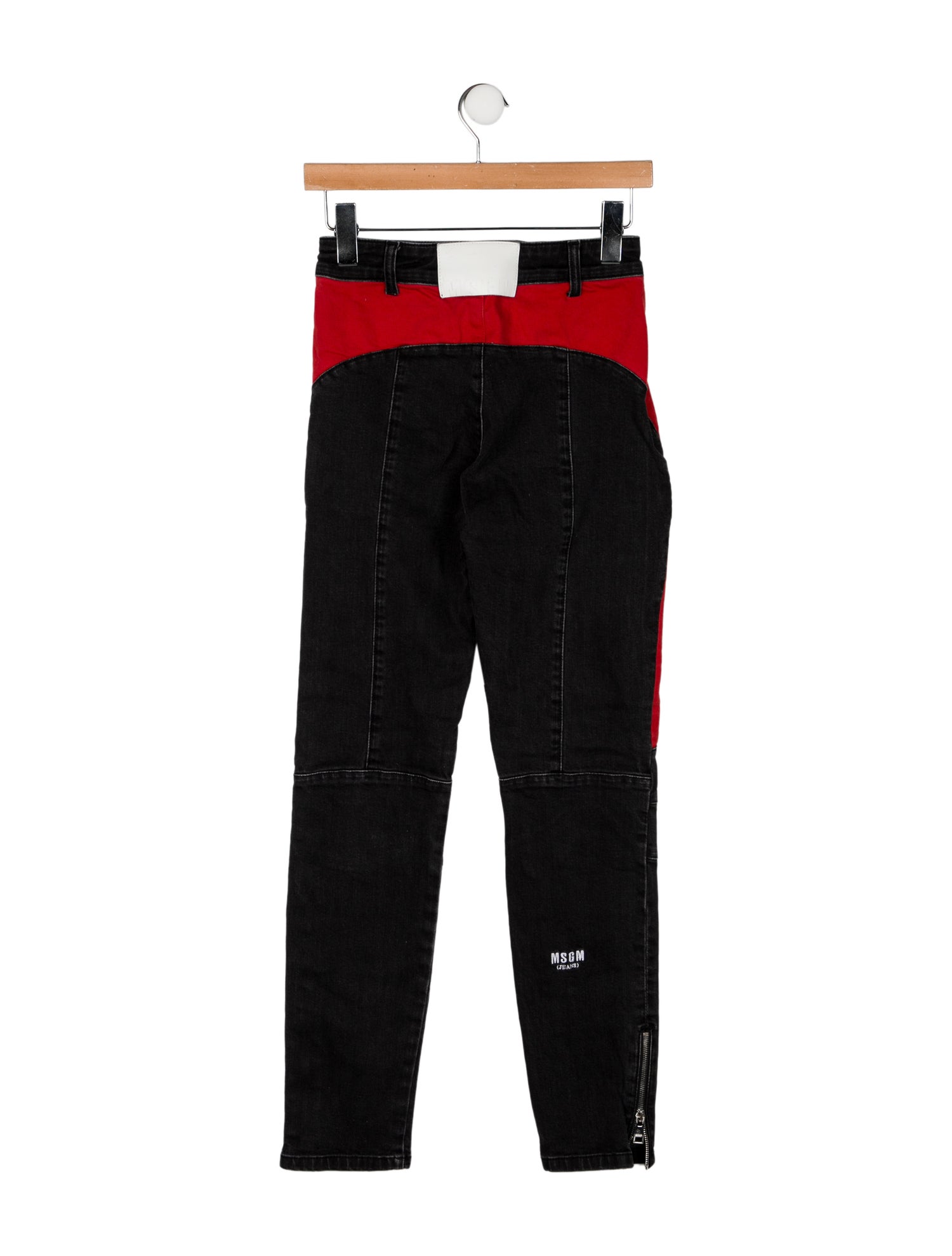 MSGM High-Rise Skinny Leg Jeans