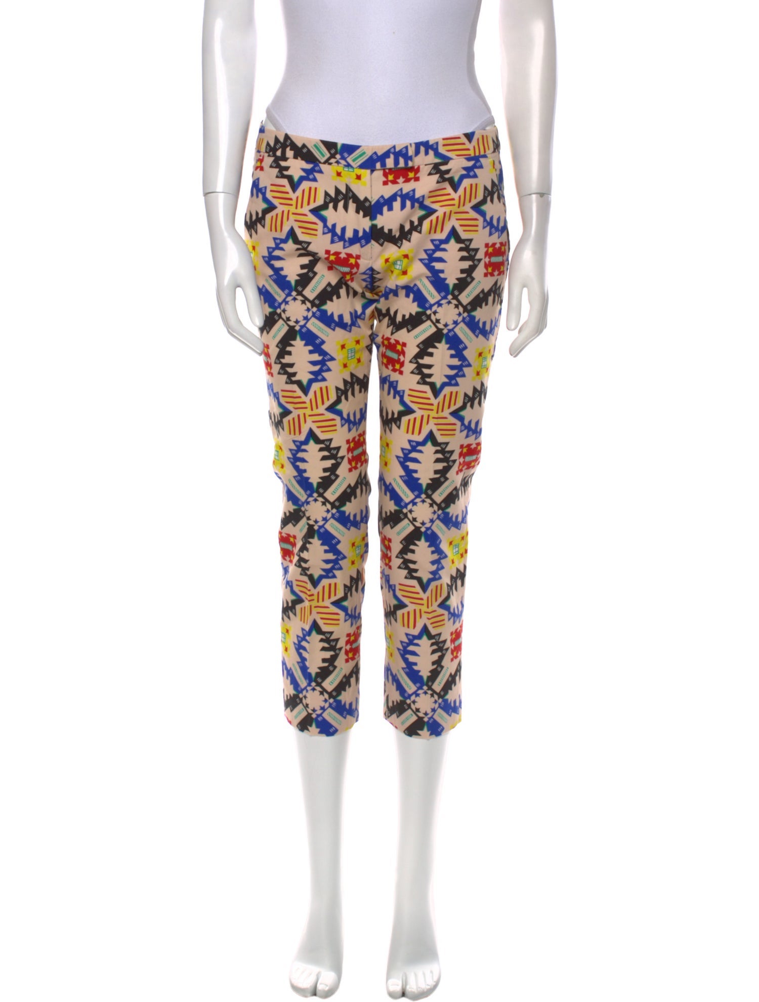 MSGM Printed Straight Leg Pants