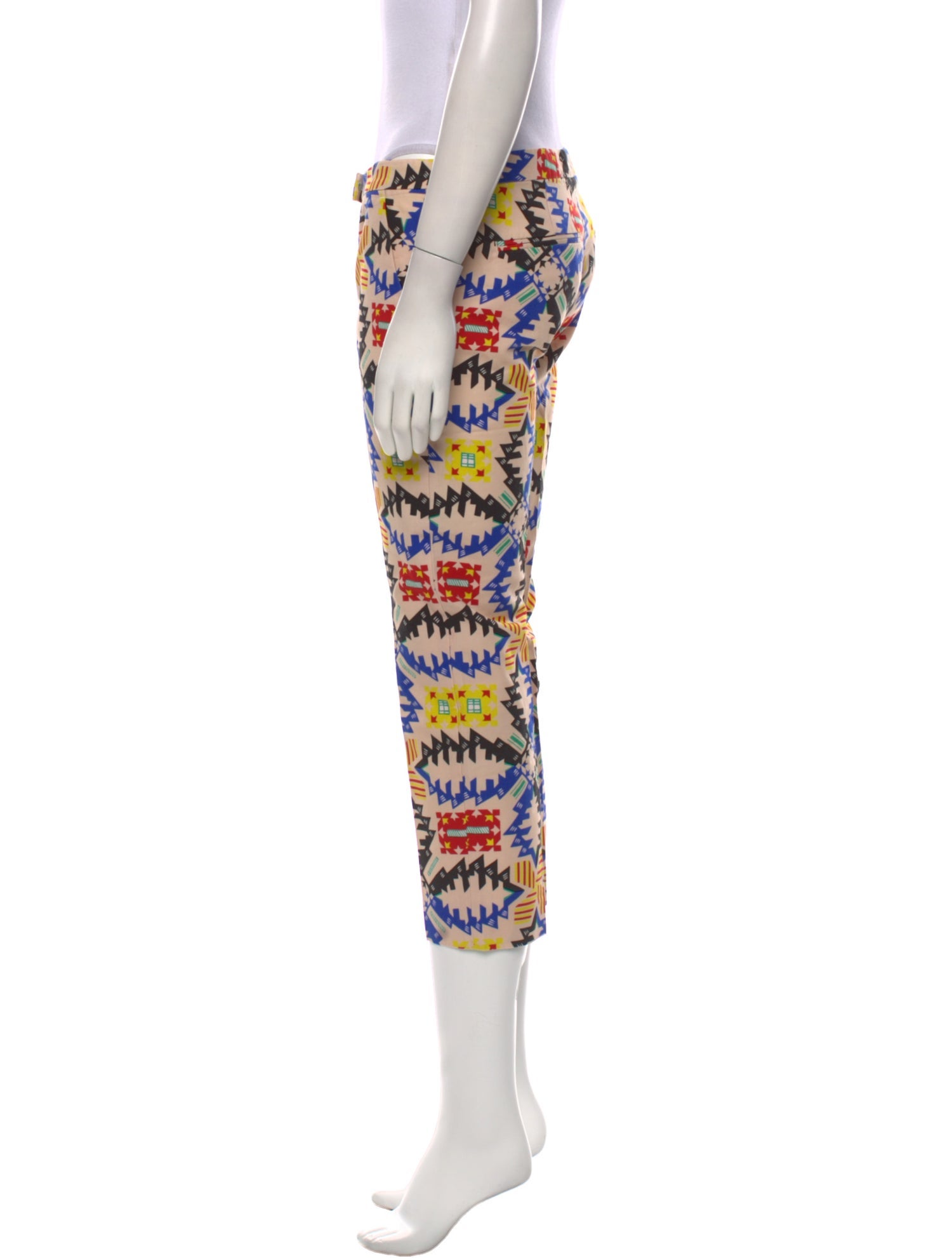 MSGM Printed Straight Leg Pants