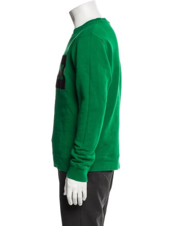 MSGM Graphic Print Crew Neck Sweatshirt