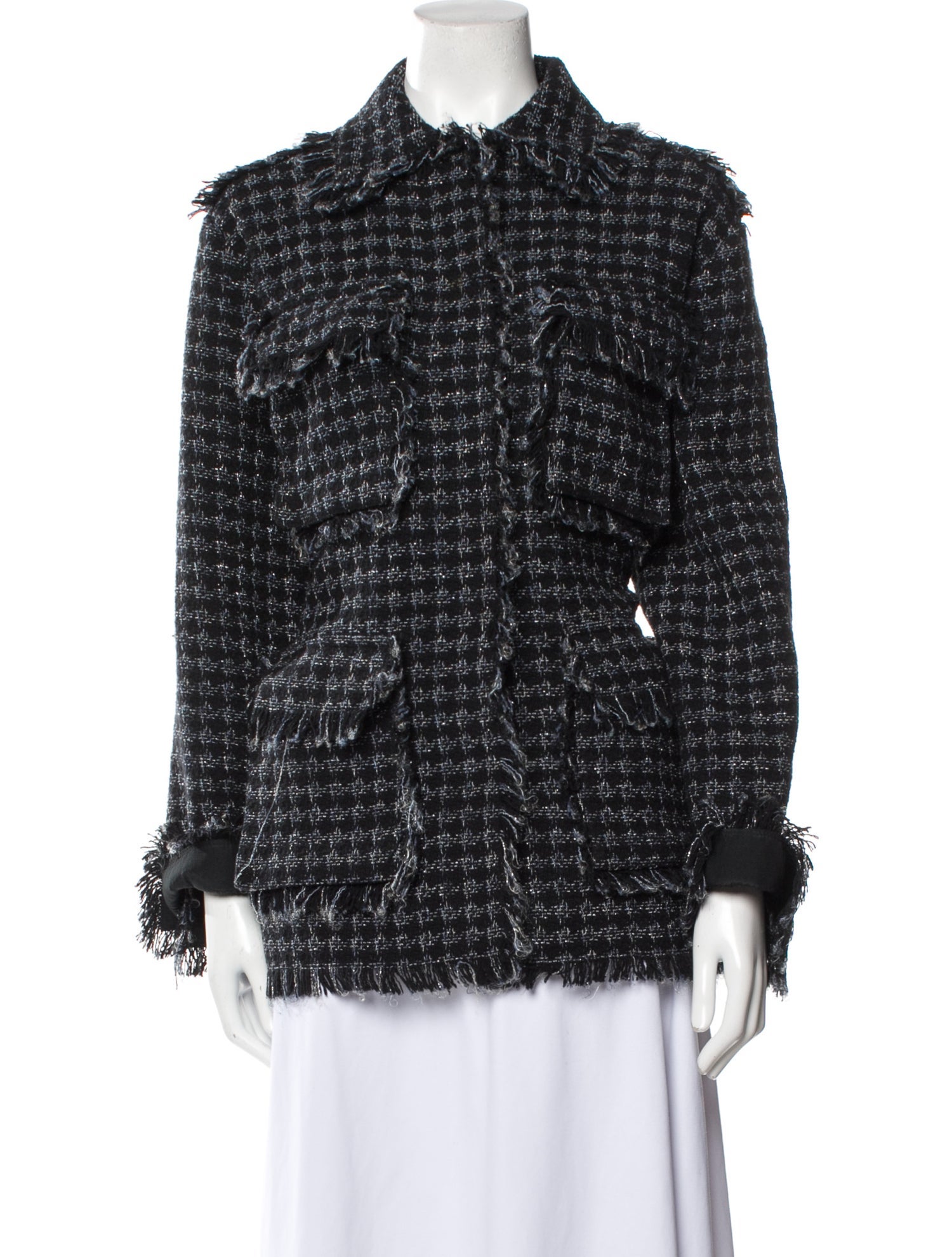 MSGM Tweed Pattern Jacket