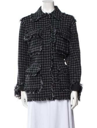 MSGM Tweed Pattern Jacket