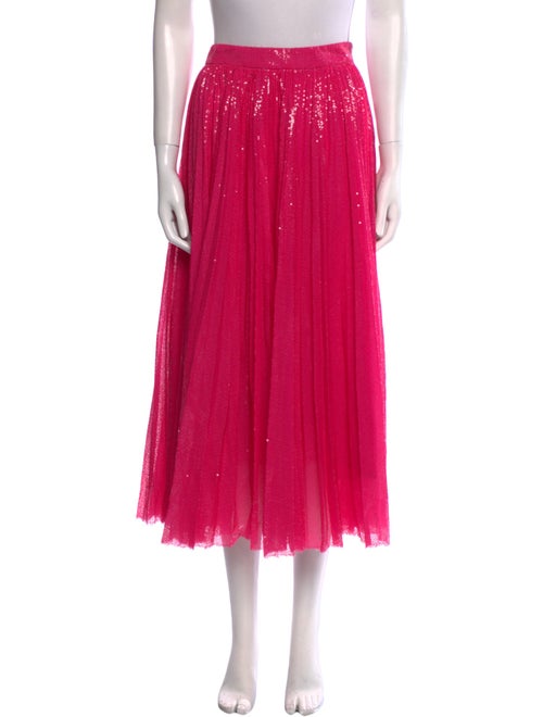 MSGM Sequin Embellishments Midi Length Skirt