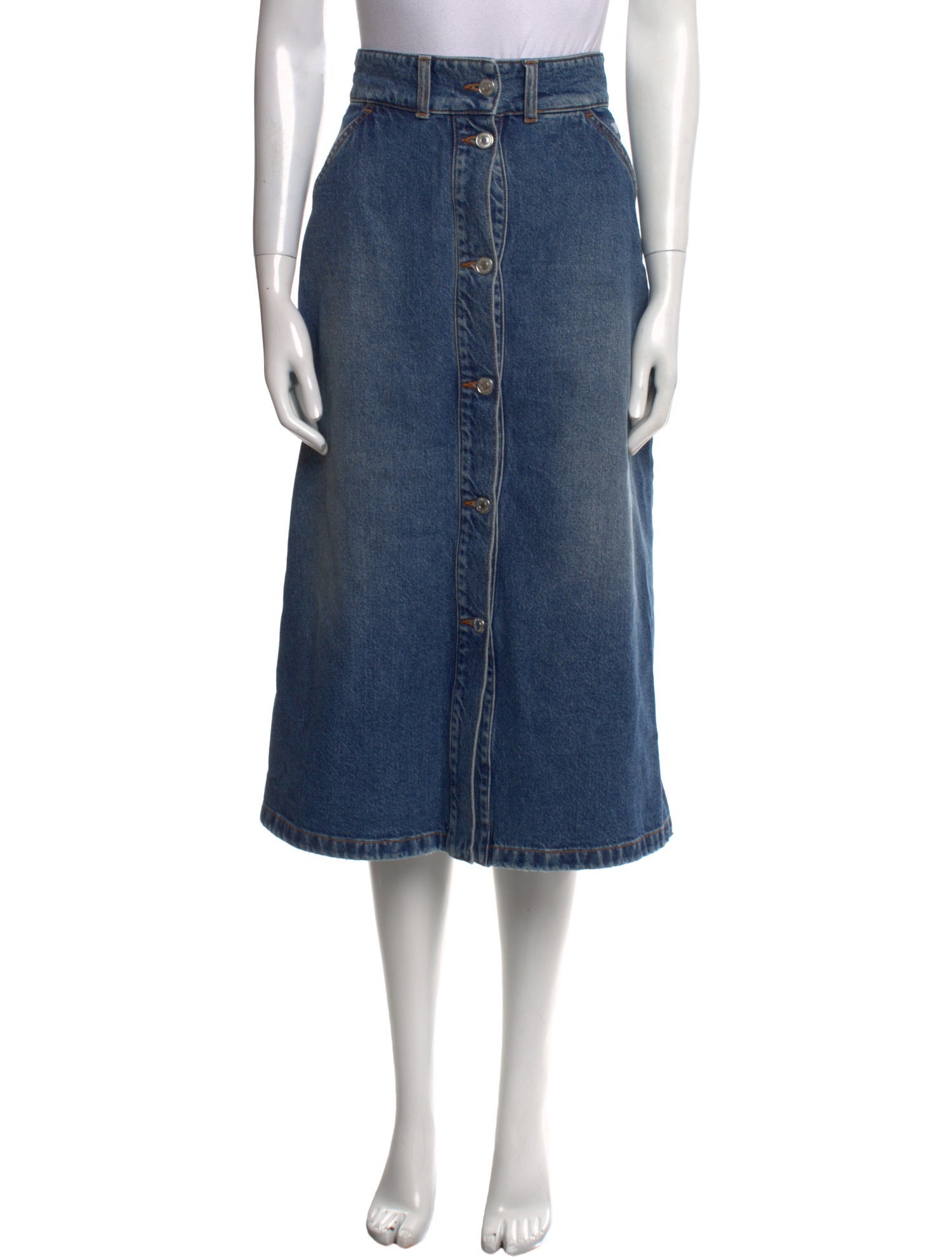 MSGM Midi Length Skirt