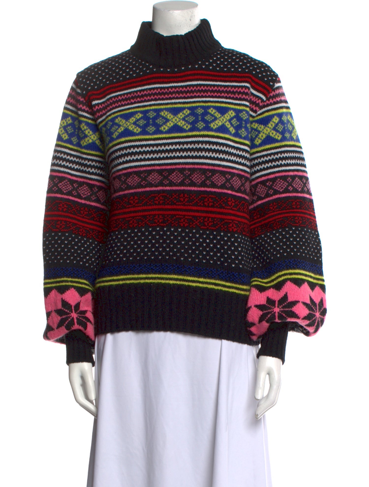 MSGM Wool Striped Sweater