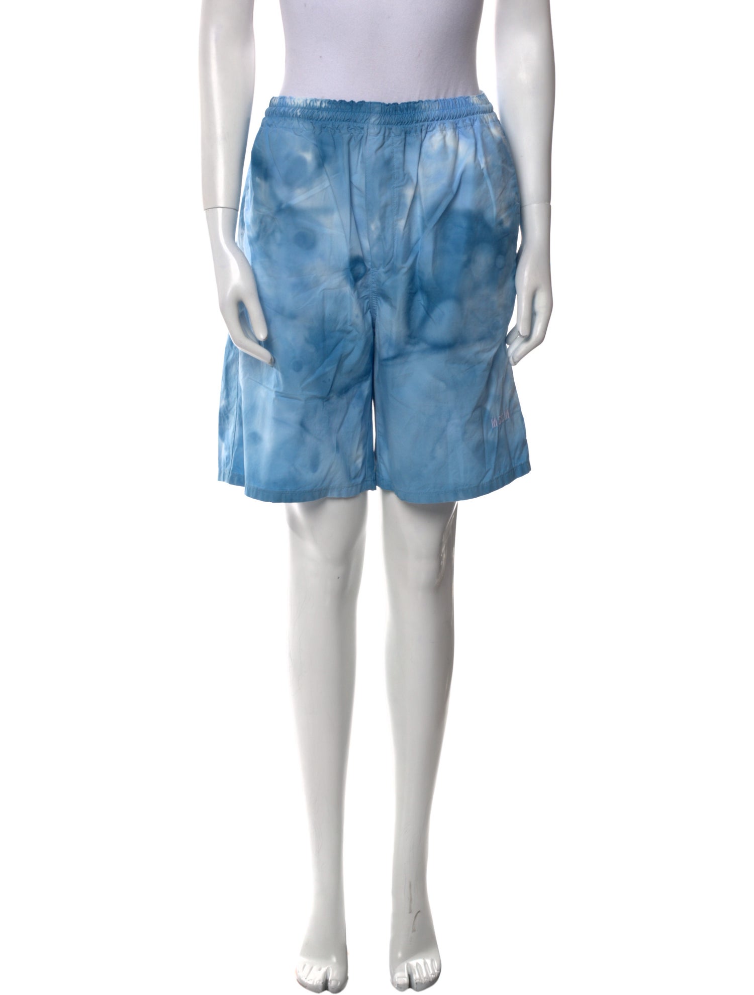 MSGM Tie-Dye Print Knee-Length Shorts