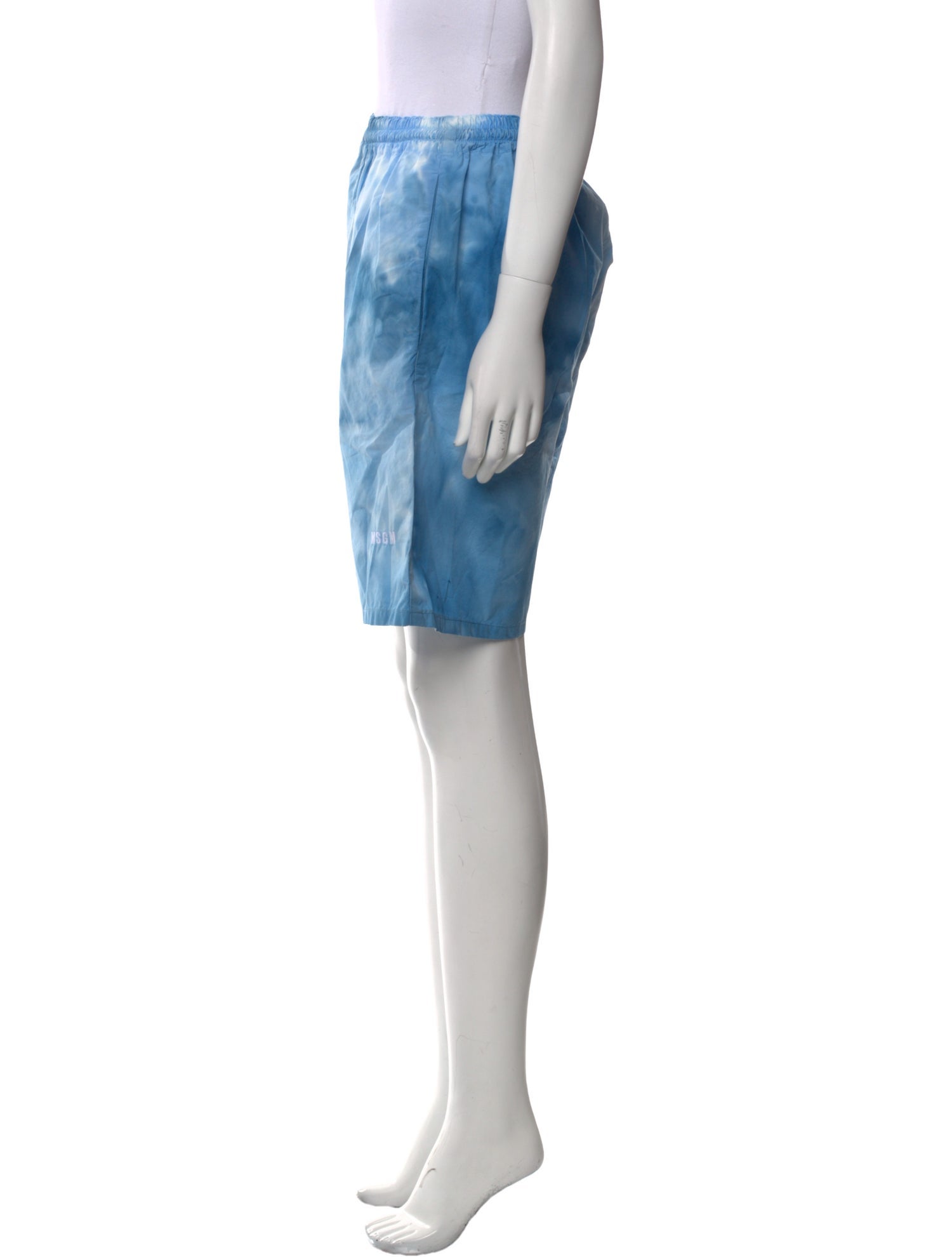 MSGM Tie-Dye Print Knee-Length Shorts