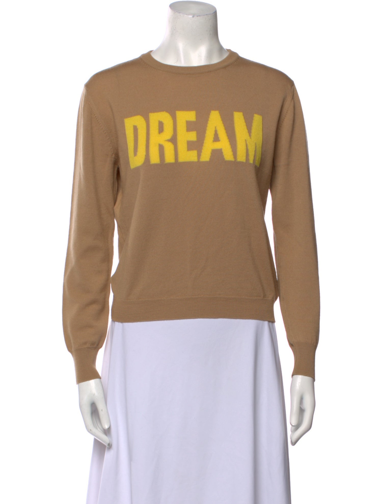 MSGM Merino Wool Graphic Print Sweater