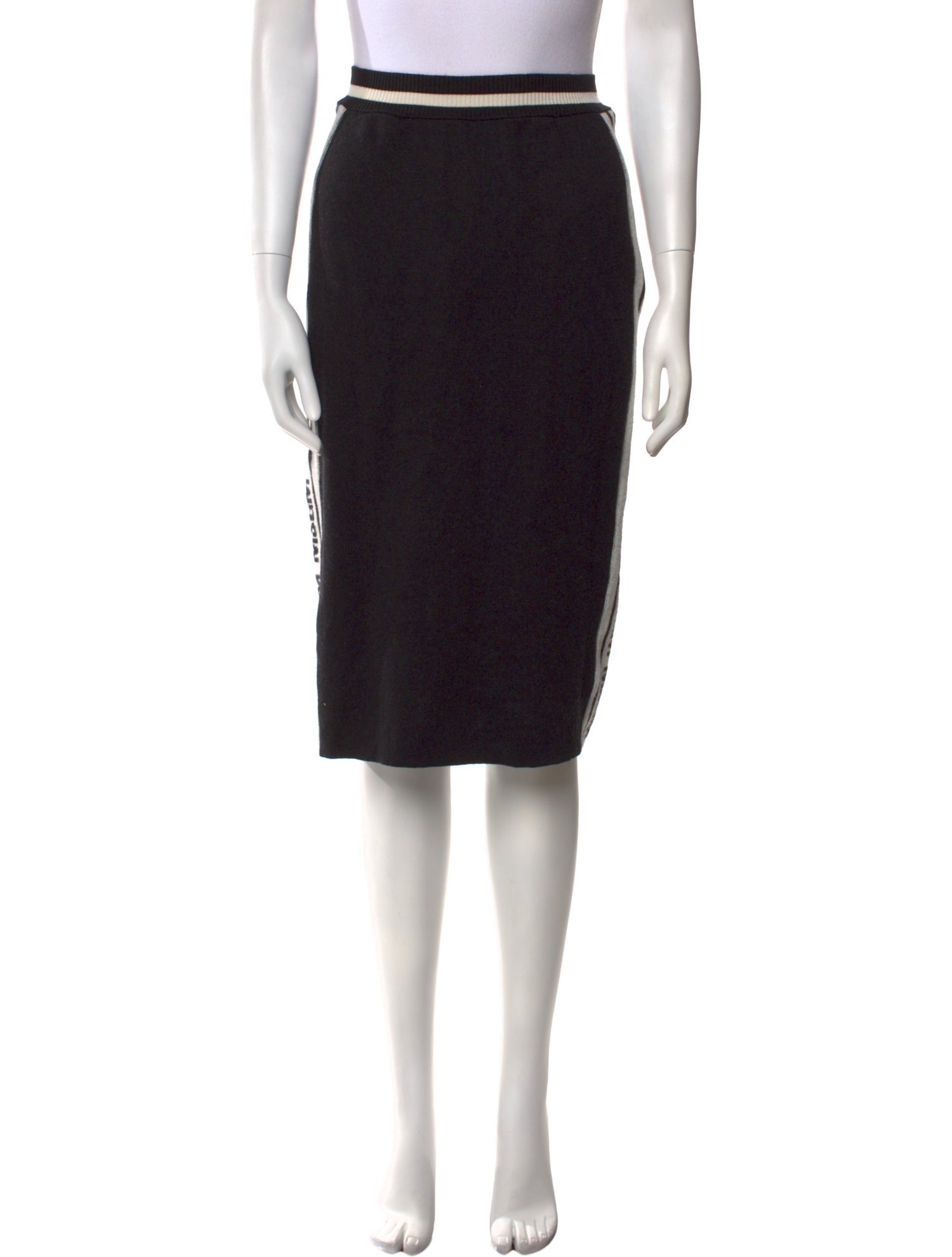 MSGM Pleated Accents Knee-Length Skirt