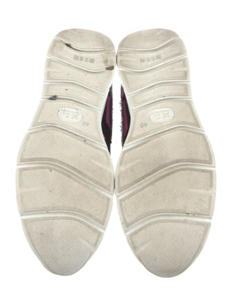 MSGM Tweed Printed Sneakers