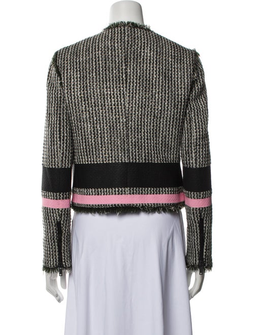 MSGM Virgin Wool Tweed Pattern Evening Jacket