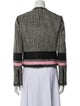 MSGM Virgin Wool Tweed Pattern Evening Jacket