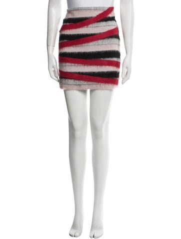 Msgm Skirts Mohair Mini Skirt Us2, It38 | XS