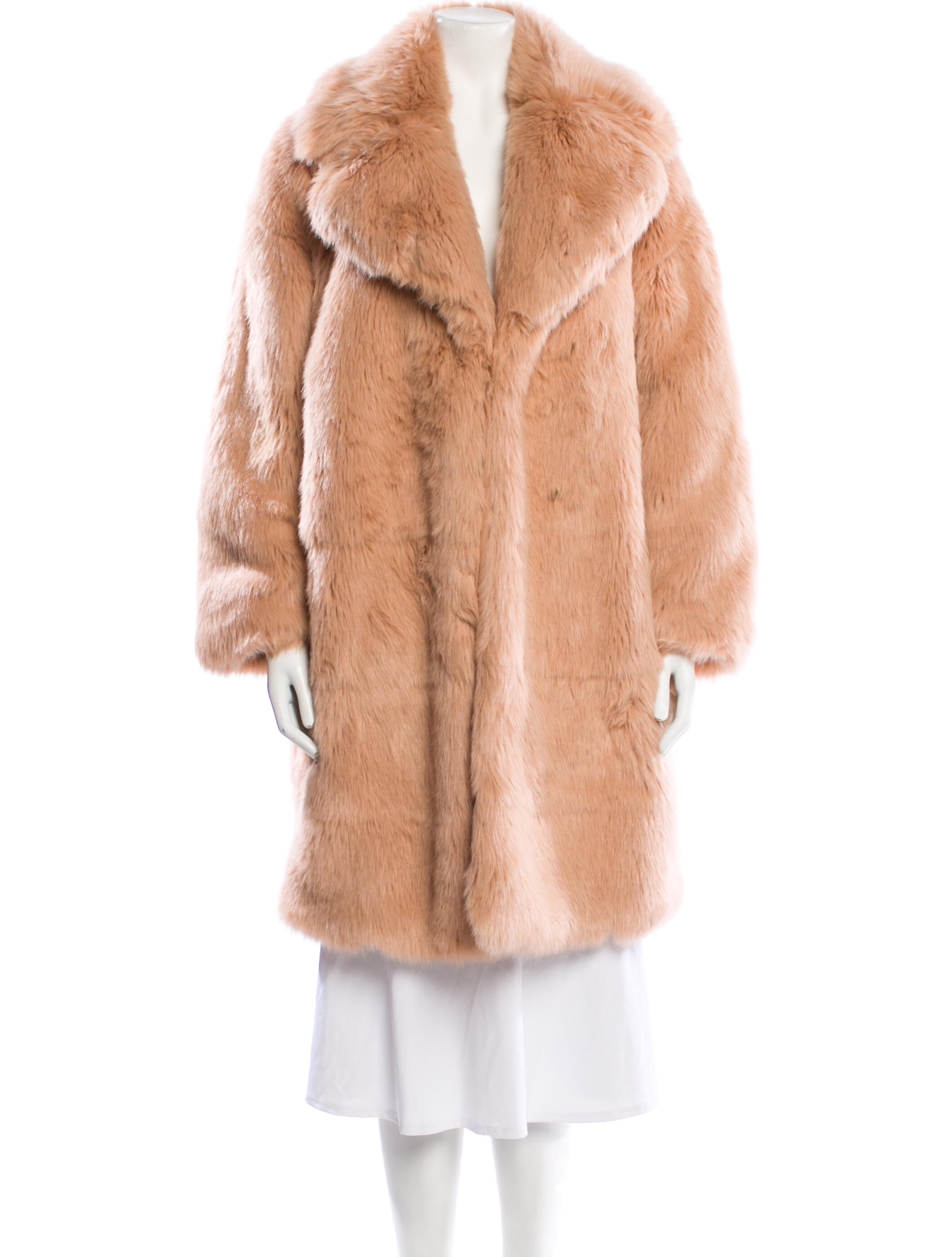 MSGM Faux Fur Faux Fur Coat