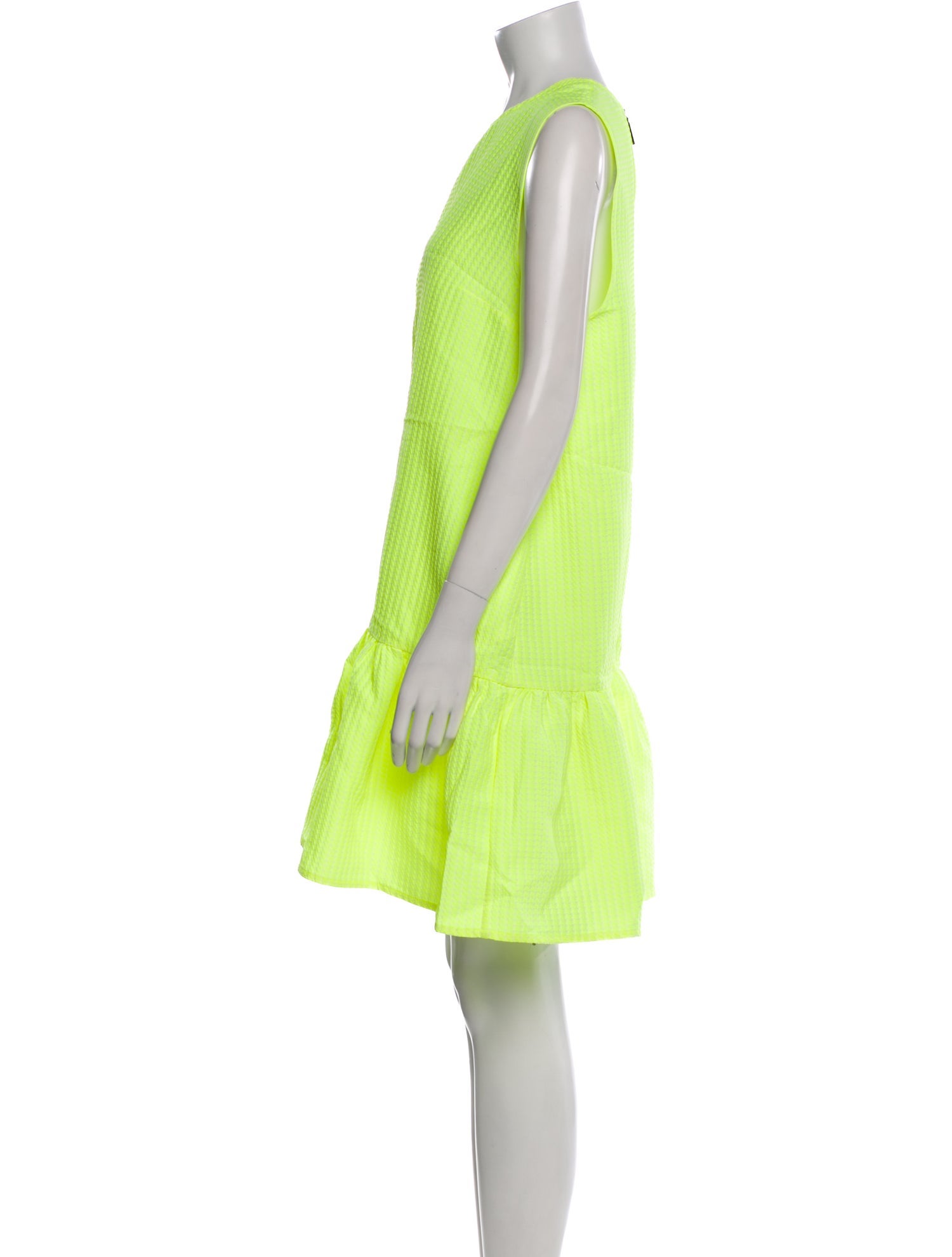 MSGM Crew Neck Mini Dress