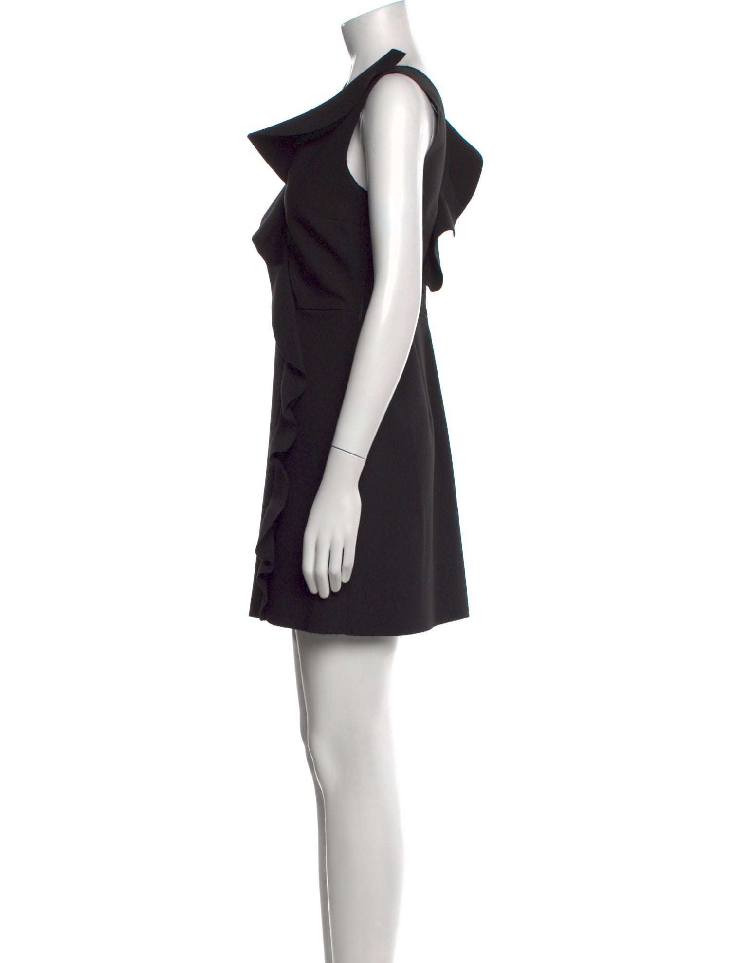 MSGM Square Neckline Mini Dress