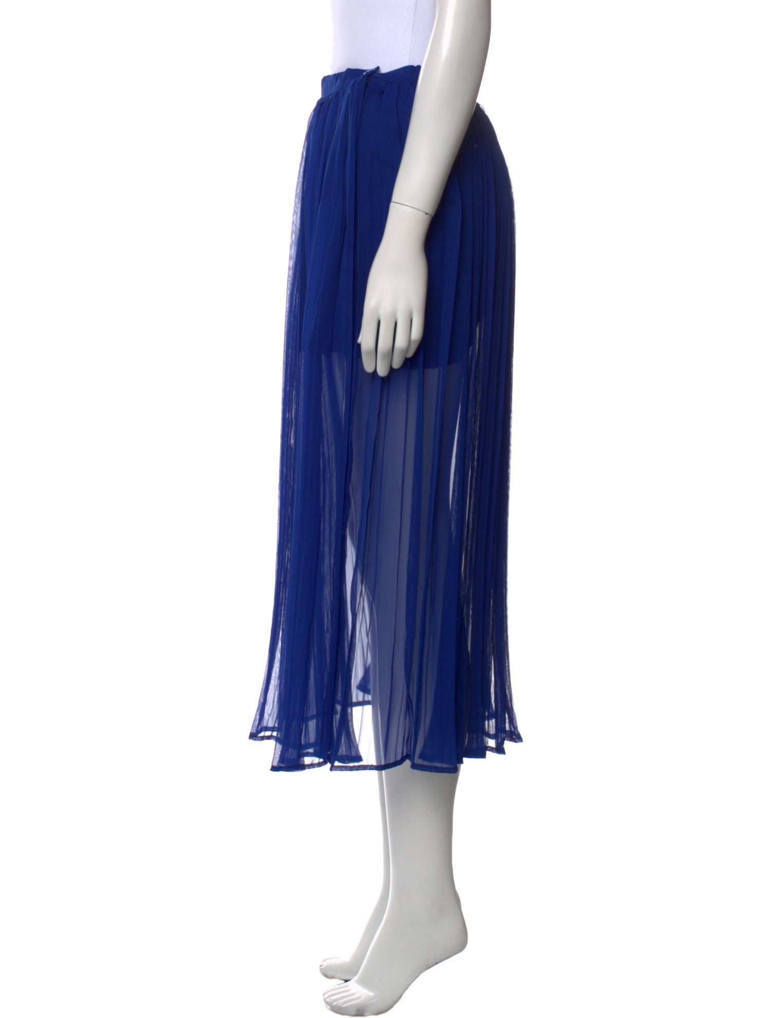 MSGM Pleated Accents Knee-Length Skirt