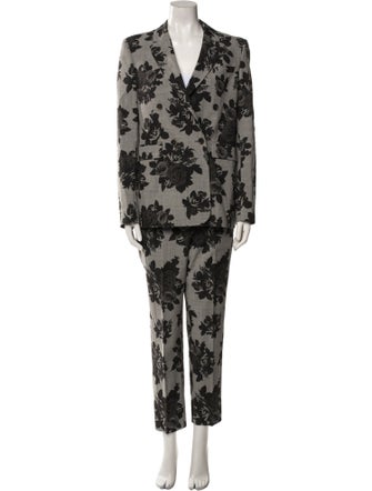 MSGM Wool Printed Pant Set