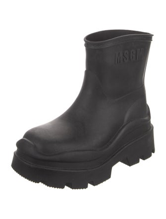 MSGM Rubber Rain Boots