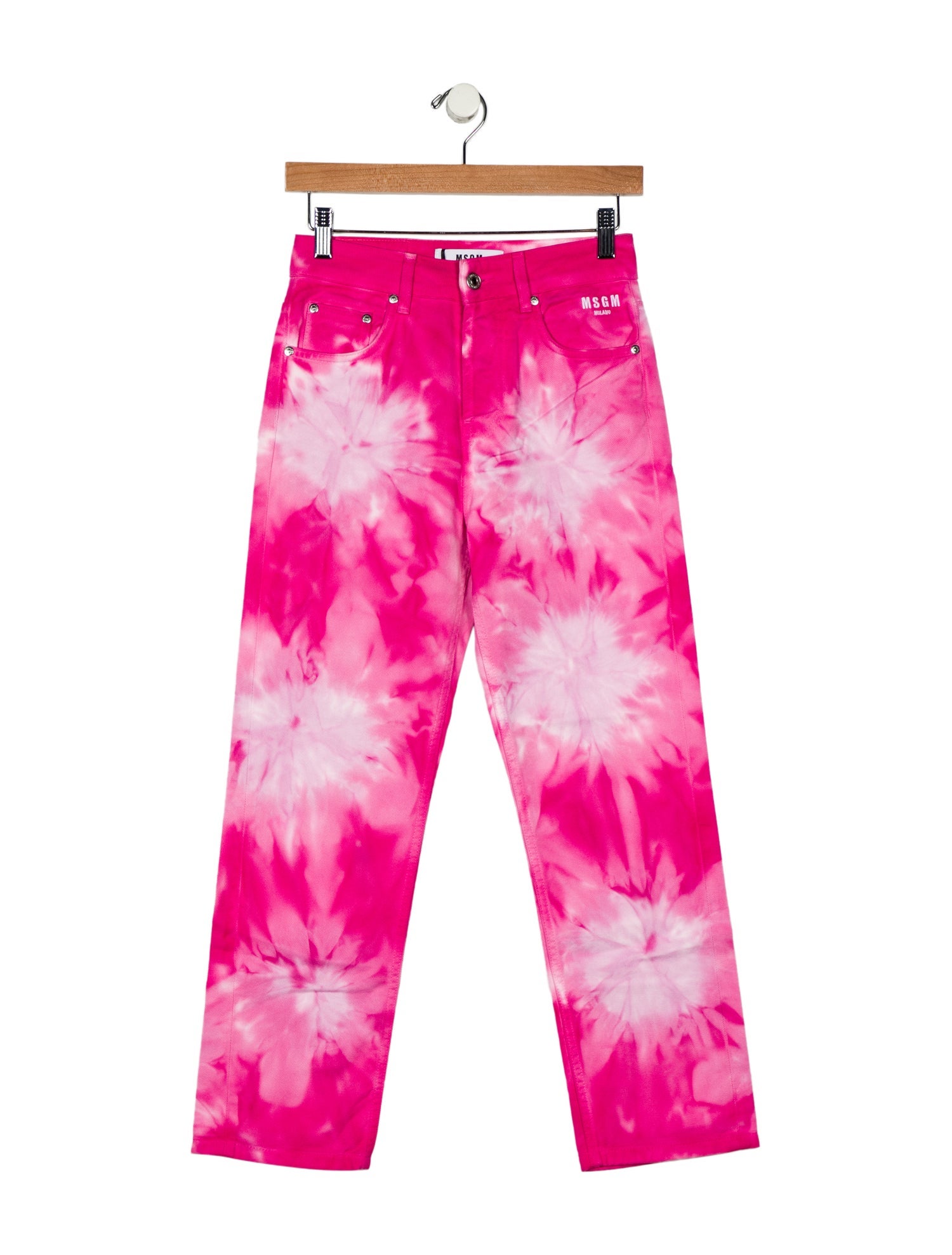 MSGM Mid-Rise Straight Leg Jeans w/ Tags