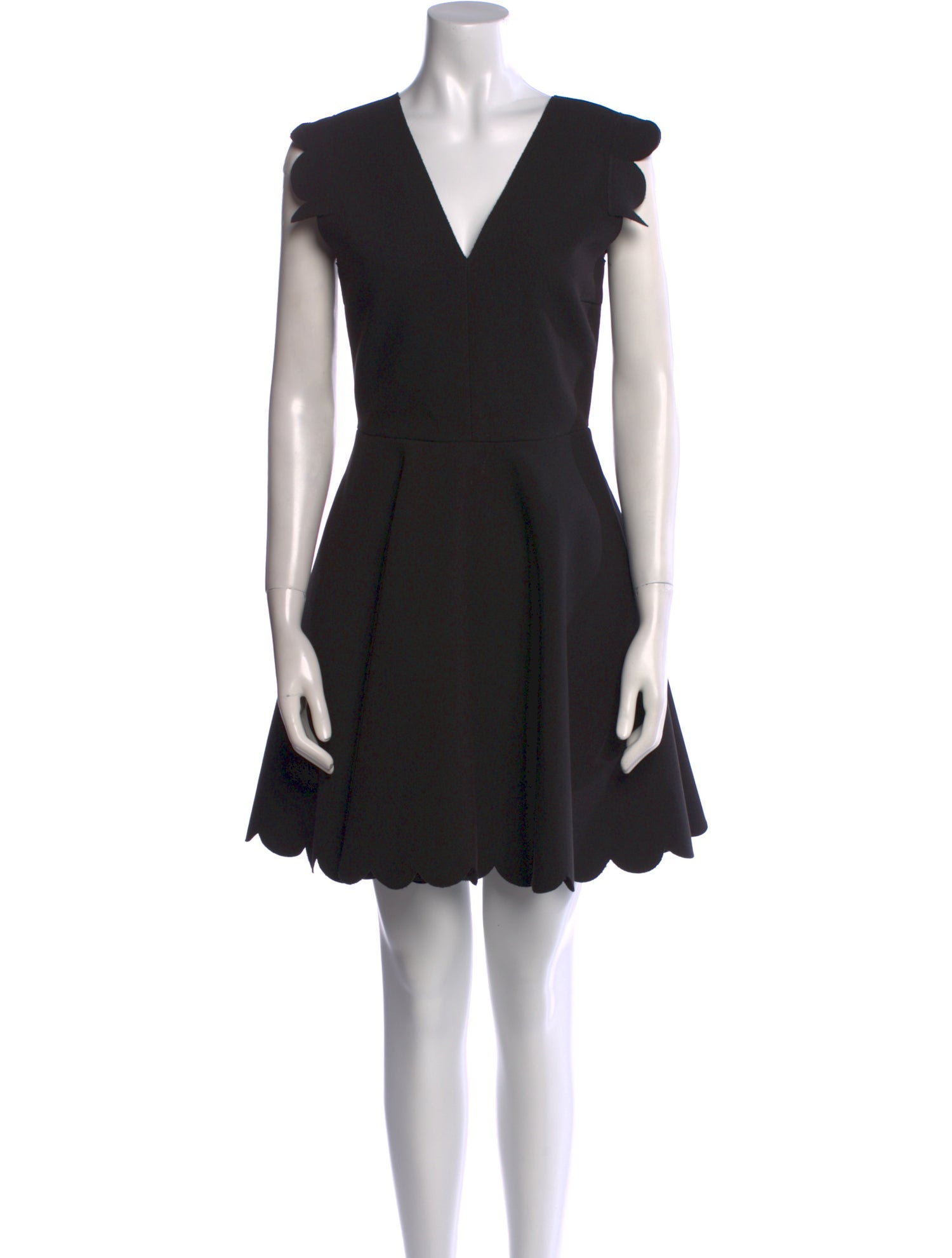 MSGM V-Neck Mini Dress