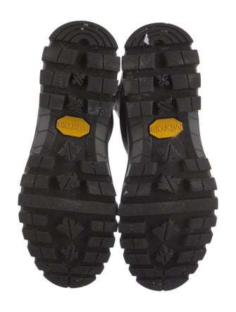 MSGM Leather Combat Boots