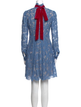 MSGM Lace Pattern Mini Dress