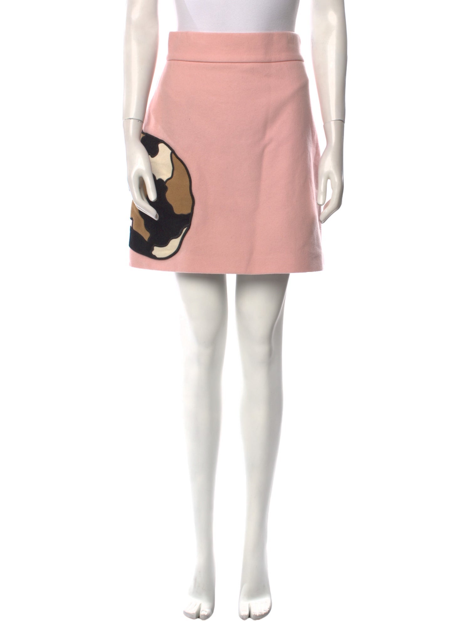 MSGM Wool Mini Skirt