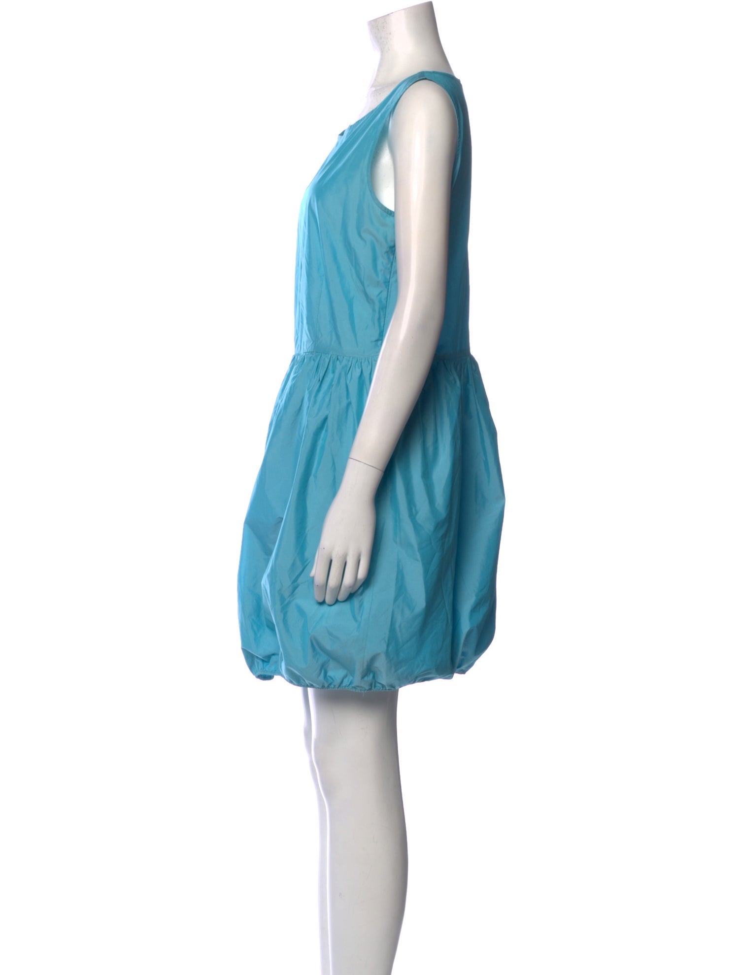 MSGM Scoop Neck Mini Dress