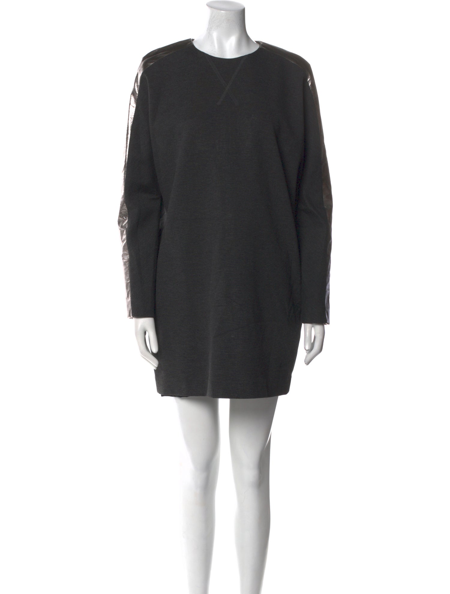 MSGM Crew Neck Mini Dress