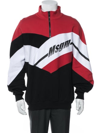 MSGM Colorblock Pattern Windbreaker