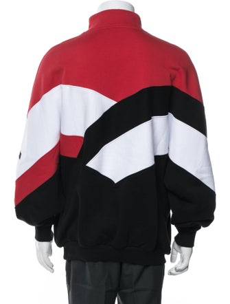 MSGM Colorblock Pattern Windbreaker