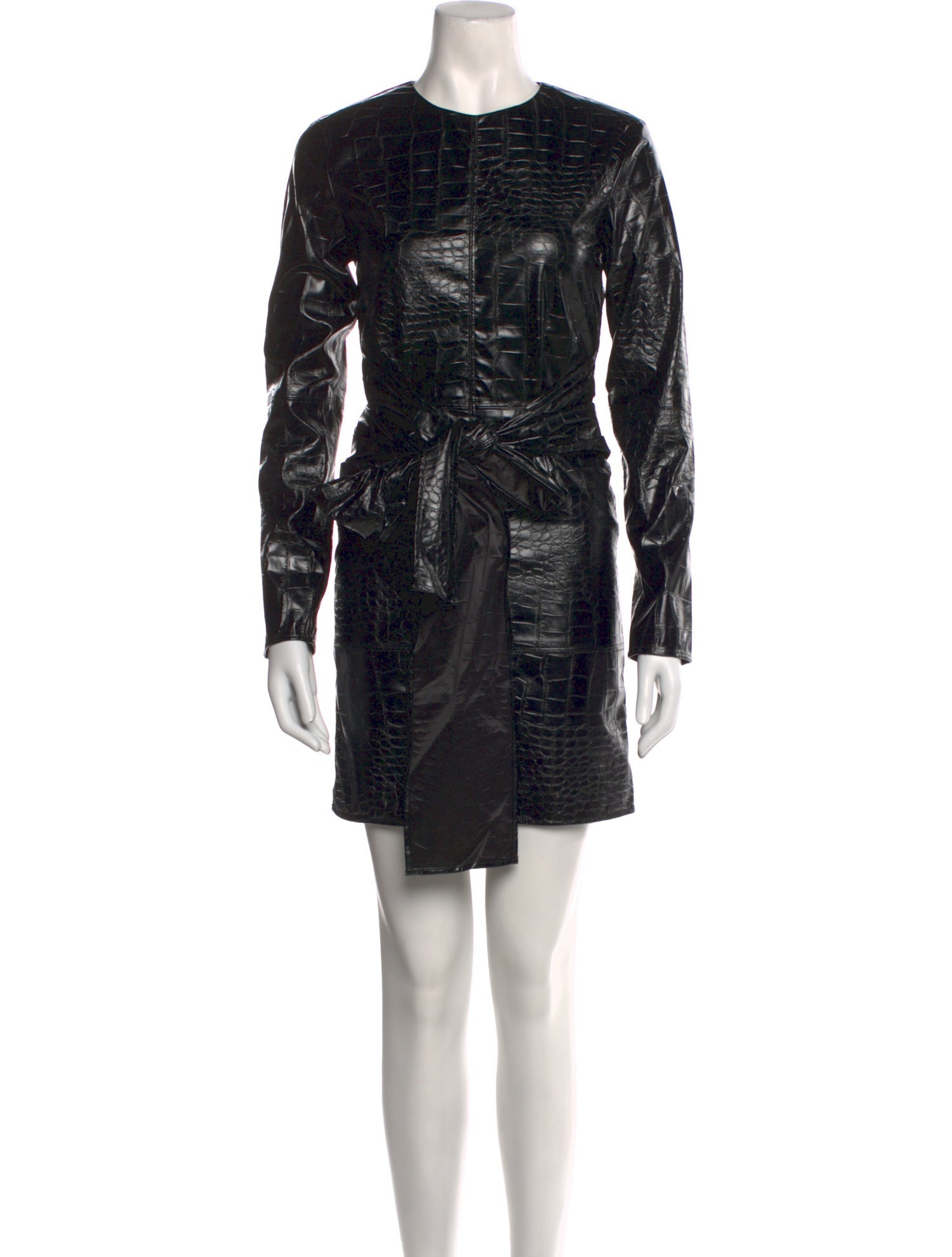 MSGM Faux Leather Mini Dress w/ Tags