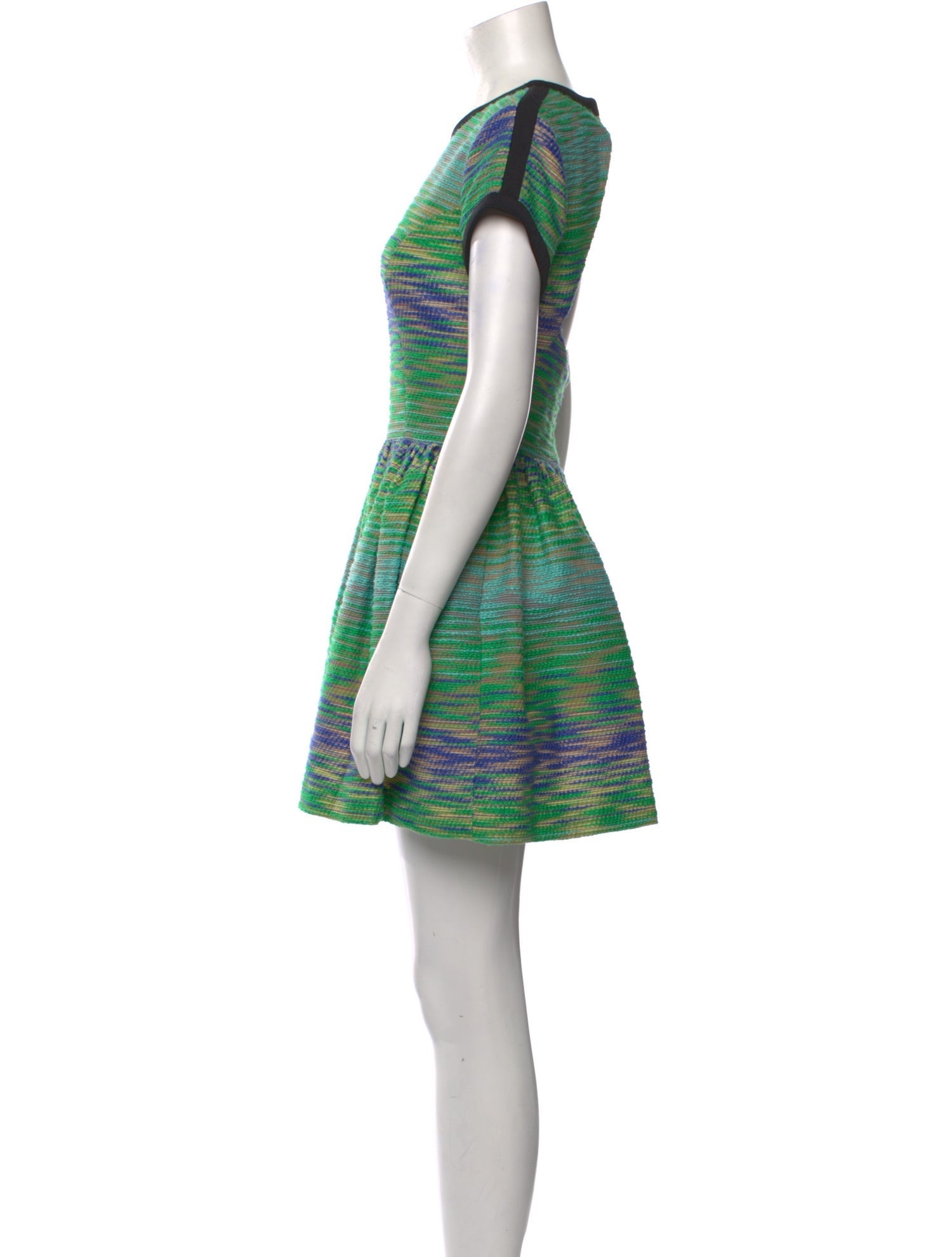 MSGM Scoop Neck Mini Dress