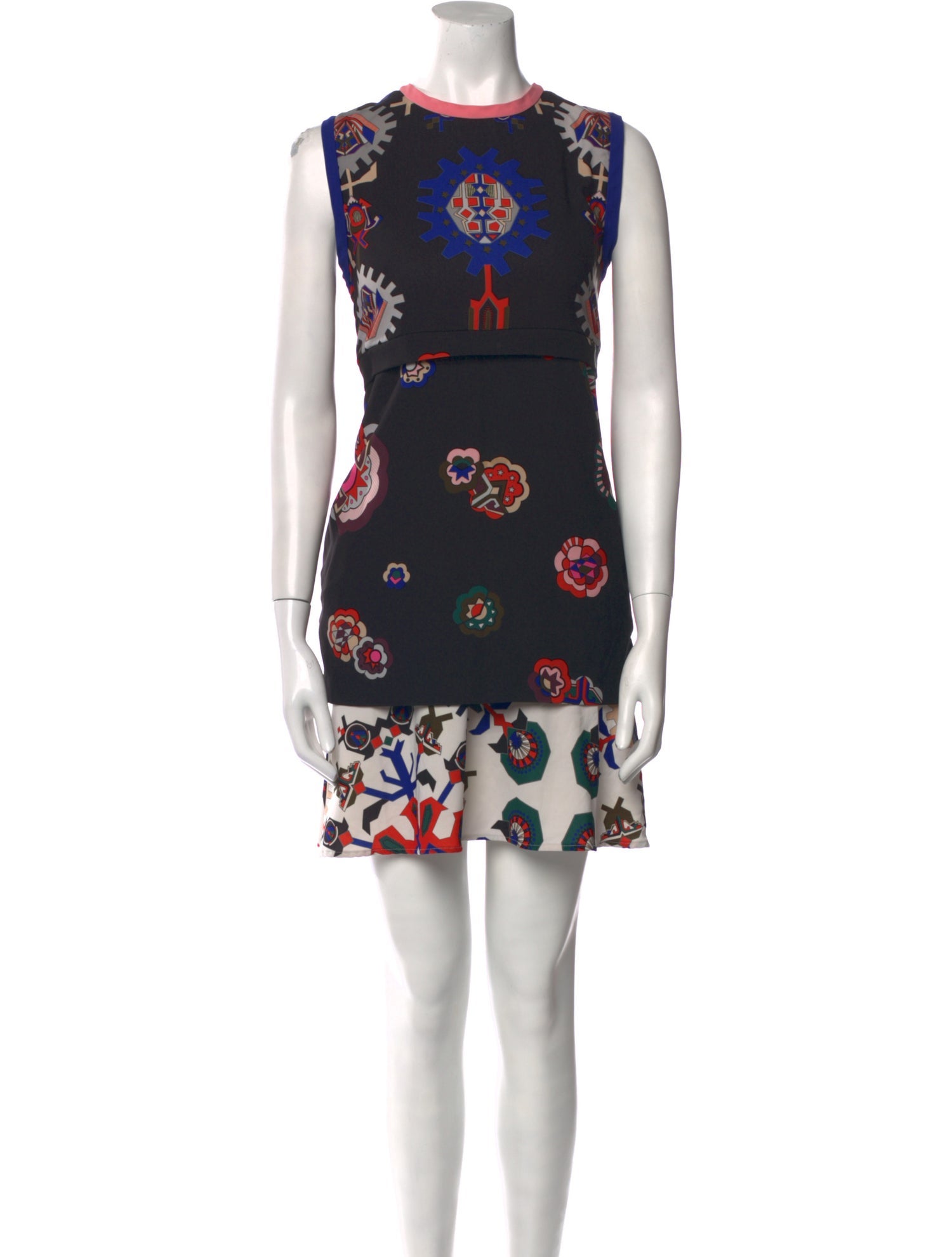 MSGM Printed Mini Dress