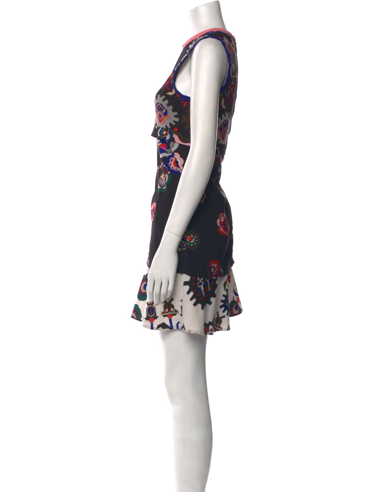 MSGM Printed Mini Dress
