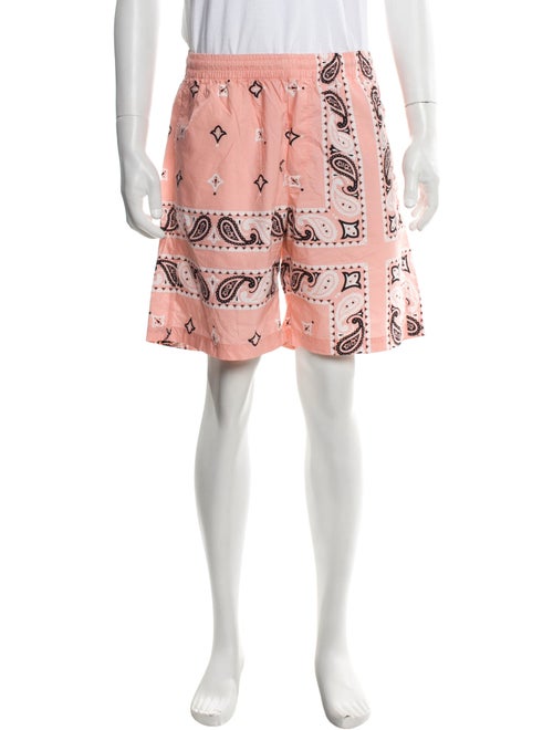 MSGM Paisley Print Jogger Shorts