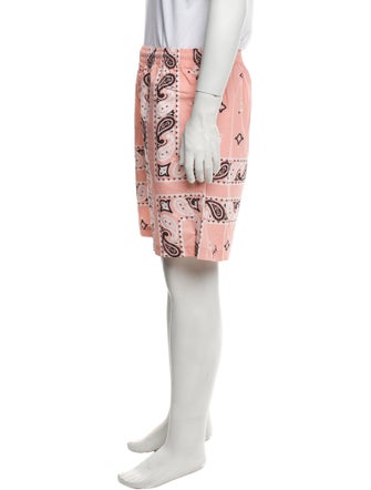 MSGM Paisley Print Jogger Shorts