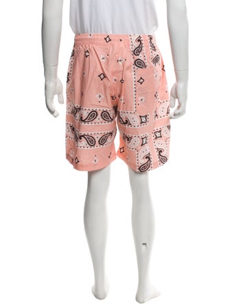 MSGM Paisley Print Jogger Shorts